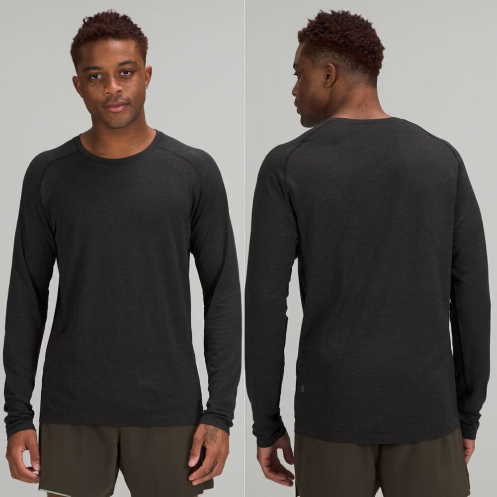 Lululemon Dark Gray Metal Vent Tech Long-Sleeve T-Shirt 37684